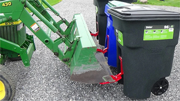 Trash Tamer - Move Wheeled Cans With Your Tractor Loader Bucket – R2 ...